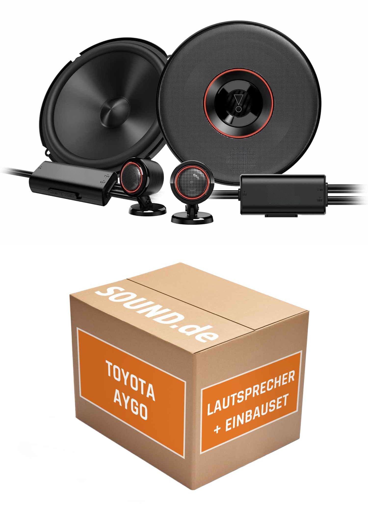 Lautsprecher Boxen vorne JBL Club3 64CTP für Toyota Aygo 1.0 210W Auto-Lautsprecher