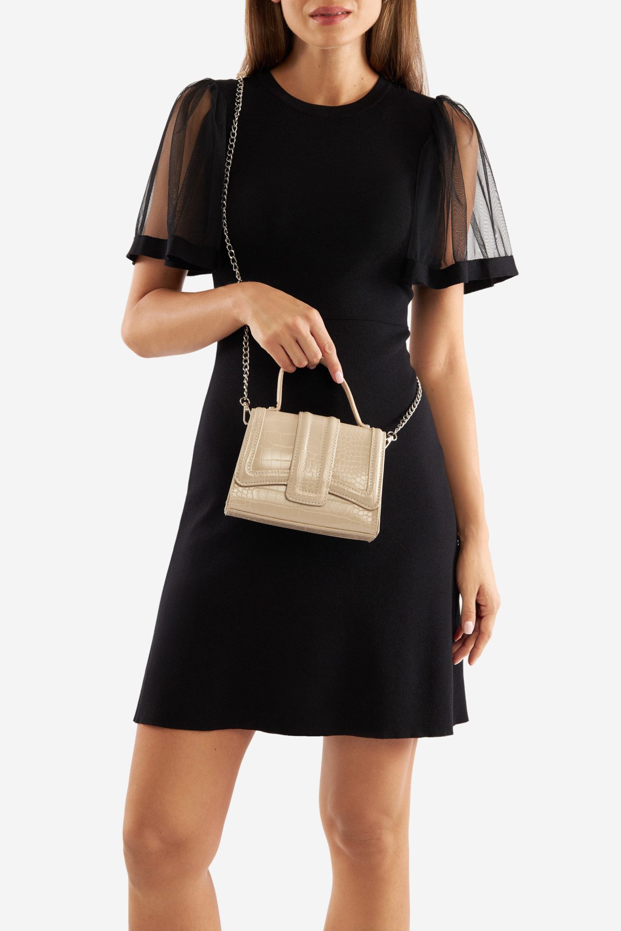 Handtasche DeeZee Kleine Tasche MDP-L-009-06 beige