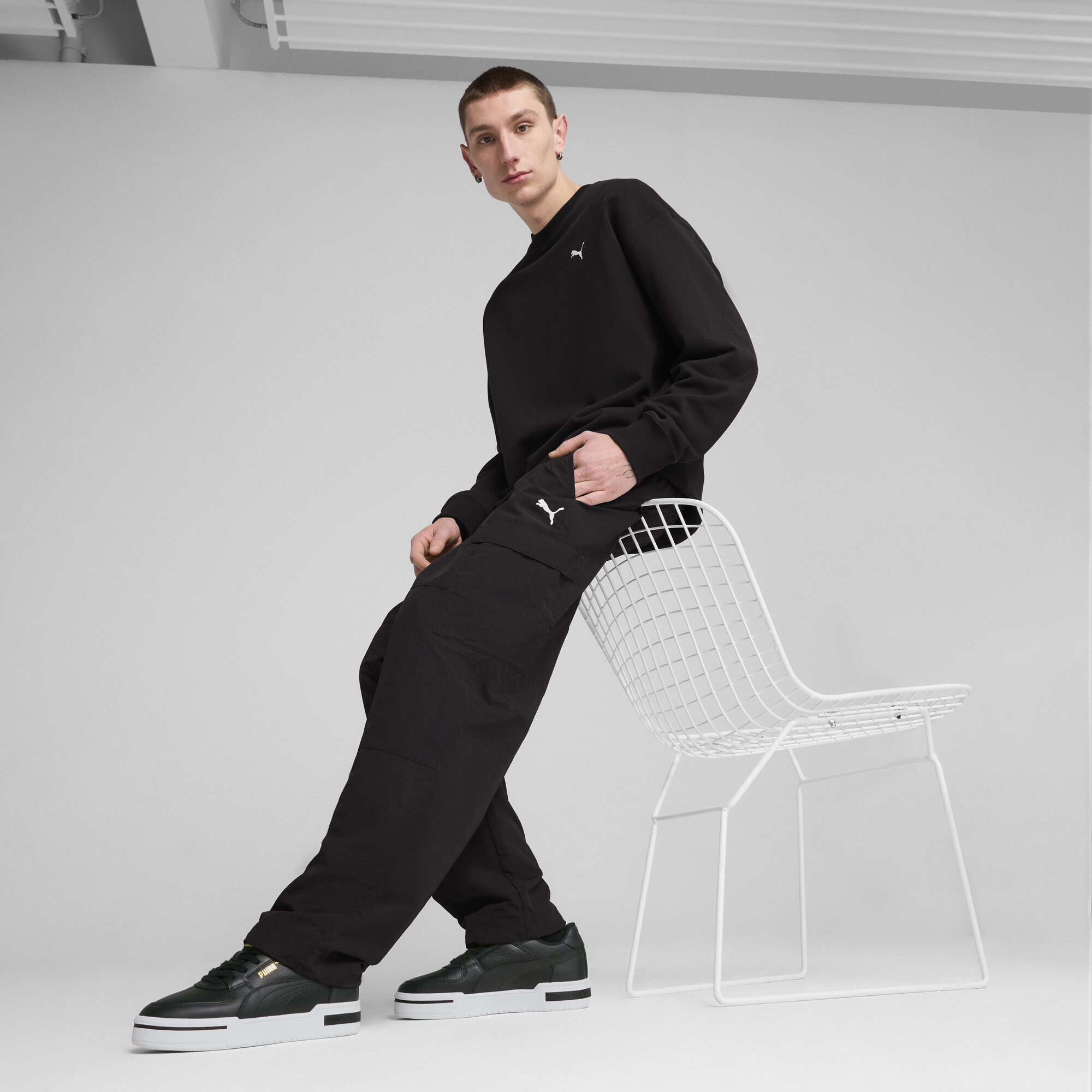 PUMA Sporthose WARDROBE ESS Relaxed Cargohose Herren
