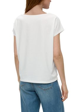 s.Oliver Shirttop Shirt mit Stickerei Stickerei