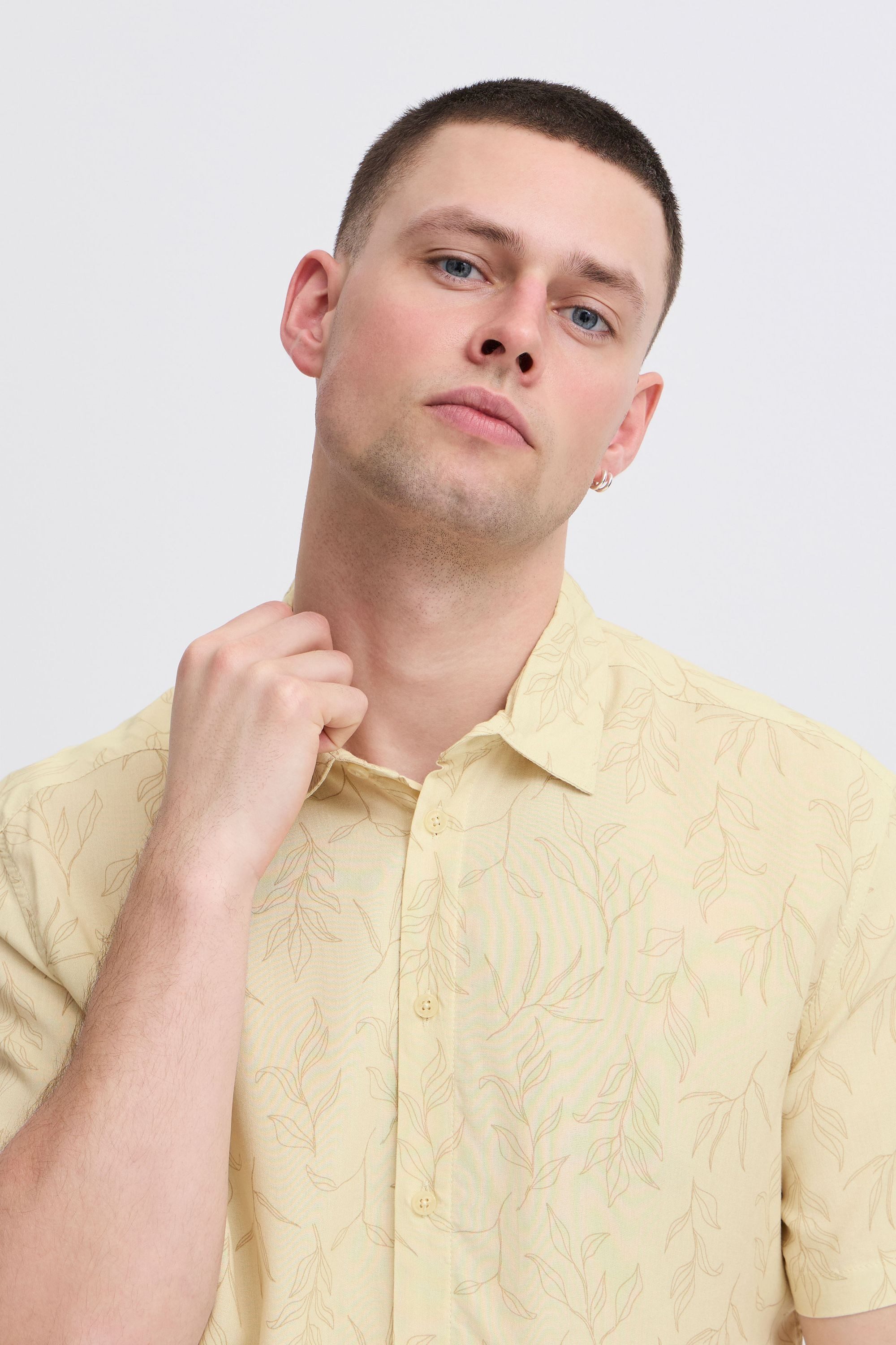 Blend Kurzarmhemd BHace Shirt Lässiges Kurzarmhemd mit Print