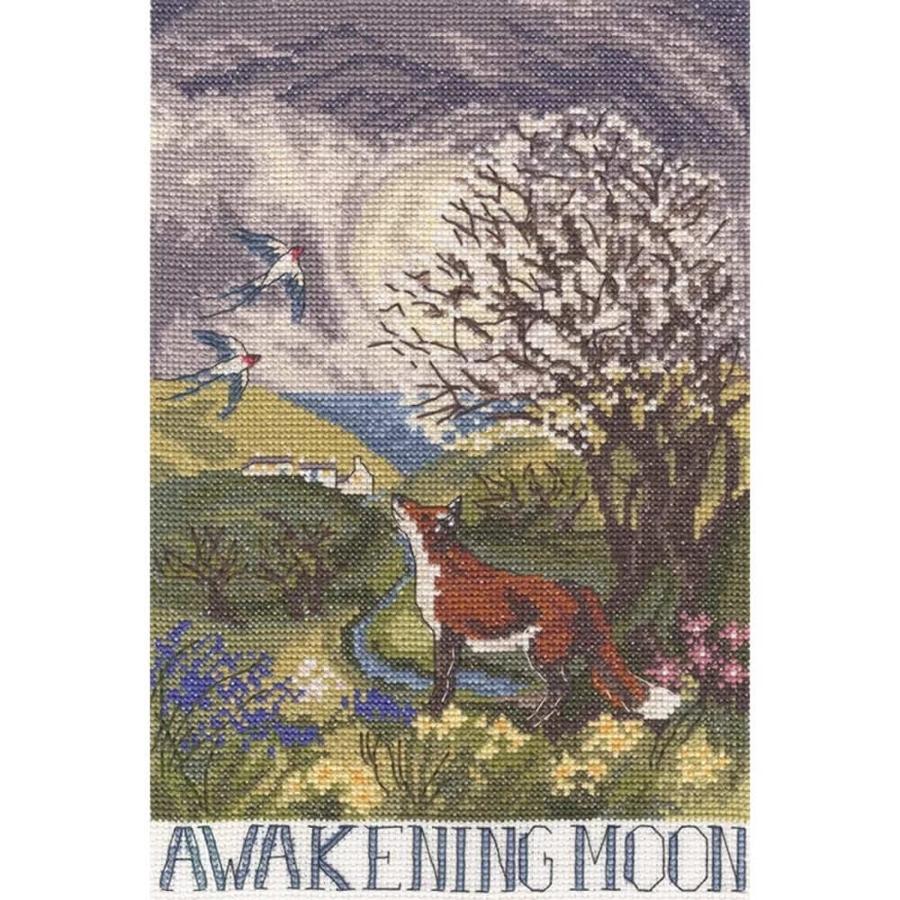 Bothy Threads Kreativset Kit per punto croce Bothy Threads "Luna Risvegliata", XDD15, 18x27cm, (embroidery kit by Marussia)