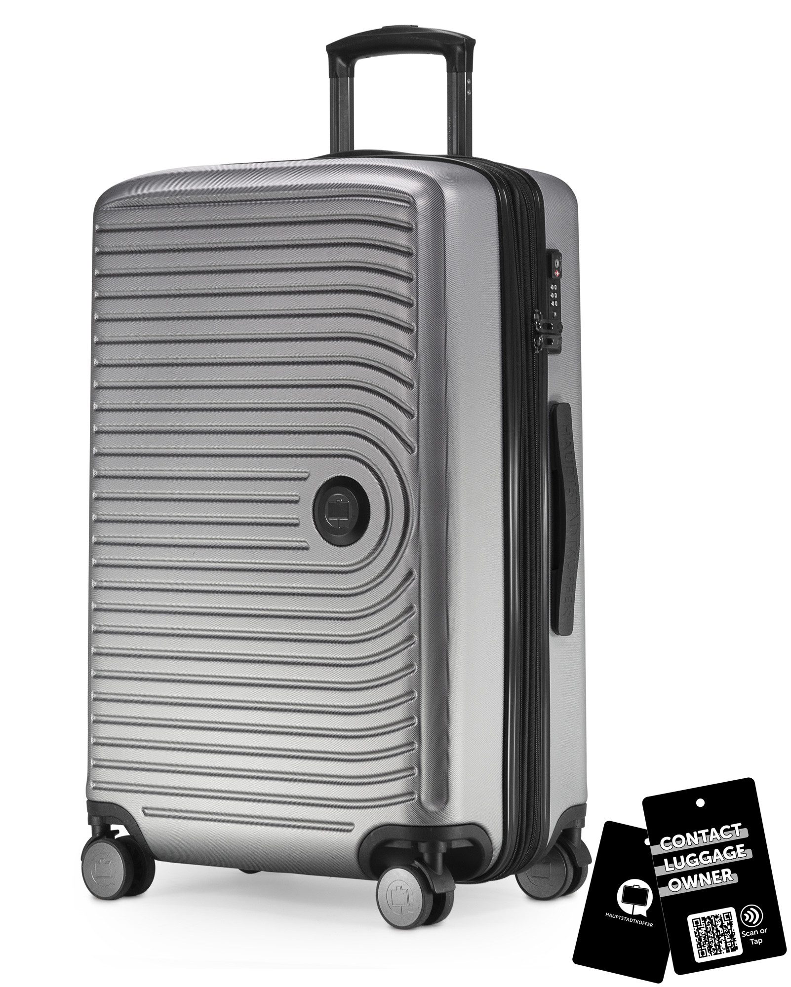 Hauptstadtkoffer Koffer Mitte, 4 Rollen, Mittlerer Koffer 68cm, erweiterbat auf 88L. TSA
