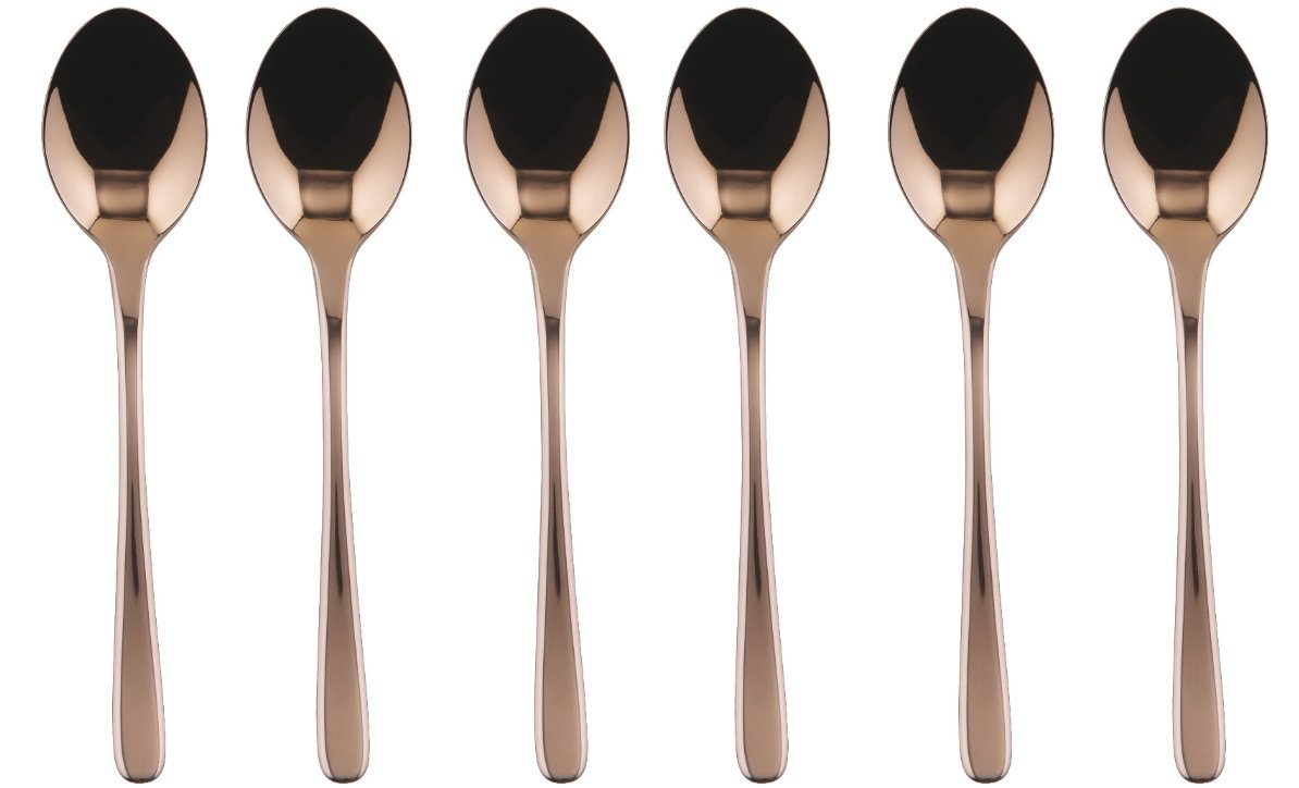 sambonet Besteck-Set Set 6 Mokkalöffel Taste Edelstahl/PVD Kupfer, Edelstahl rostfrei, Besteck-Sets