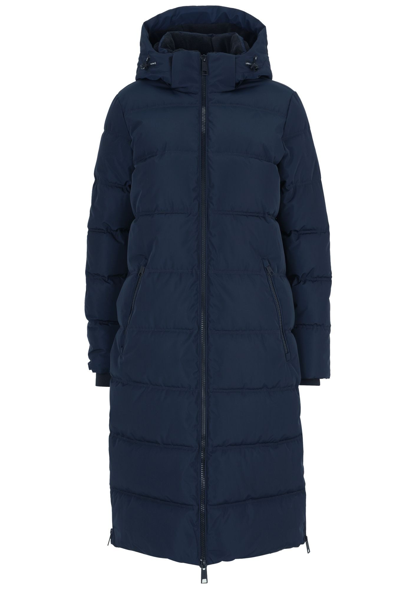 COVERED Steppmantel Julia2 L60412CO Nickifleece-Kapuze abtrennbar, 2-Wege-RV, Nicki-Taschen, Windfangärmel