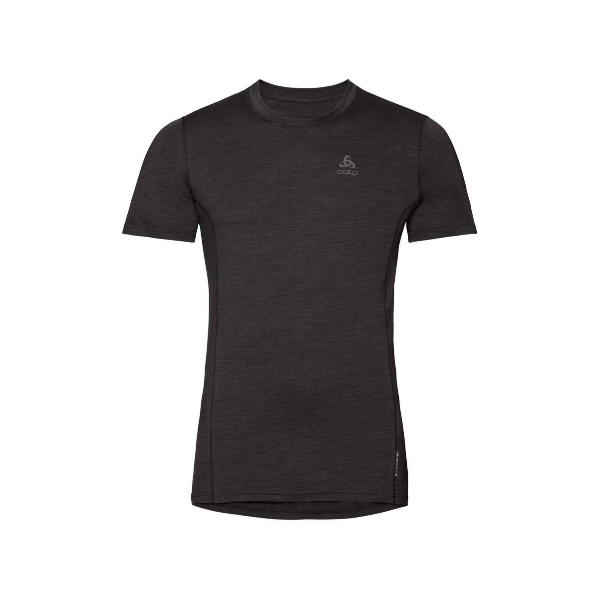 Odlo T-Shirt uni passform textil (1-tlg) Schwarz