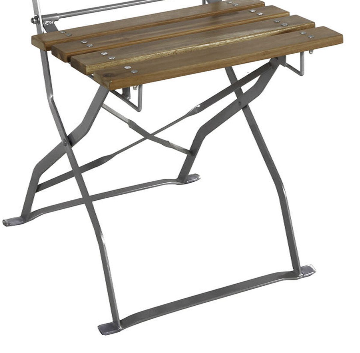 Mojawo Armlehnstuhl Biergarten Klappstuhl Gartenstuhl Akazie günstig online kaufen