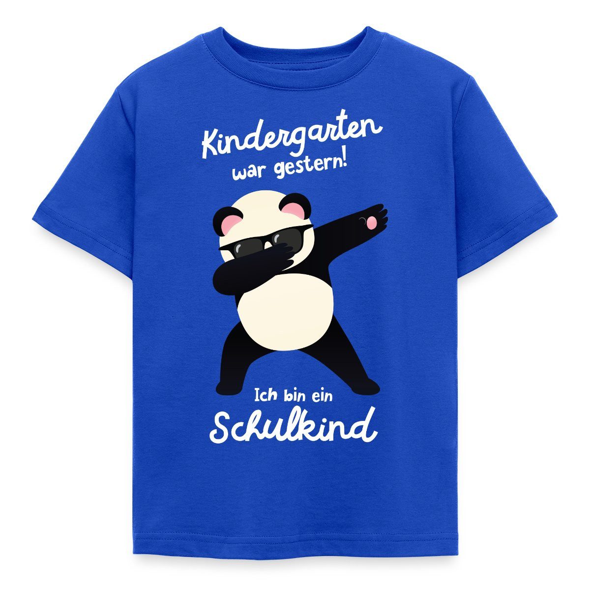 Spreadshirt T-Shirt Einschulung Ich Bin Ein Schulkind Dab Panda Geschenk Kinder T-Shirt (1-tlg) Fällt klein aus. Wir empfehlen, eine Größe größer zu bestellen.