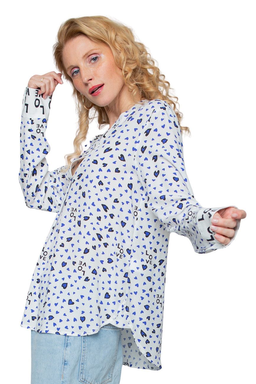 Emily Van Den Bergh Schlupfbluse Damenbluse 8832-196