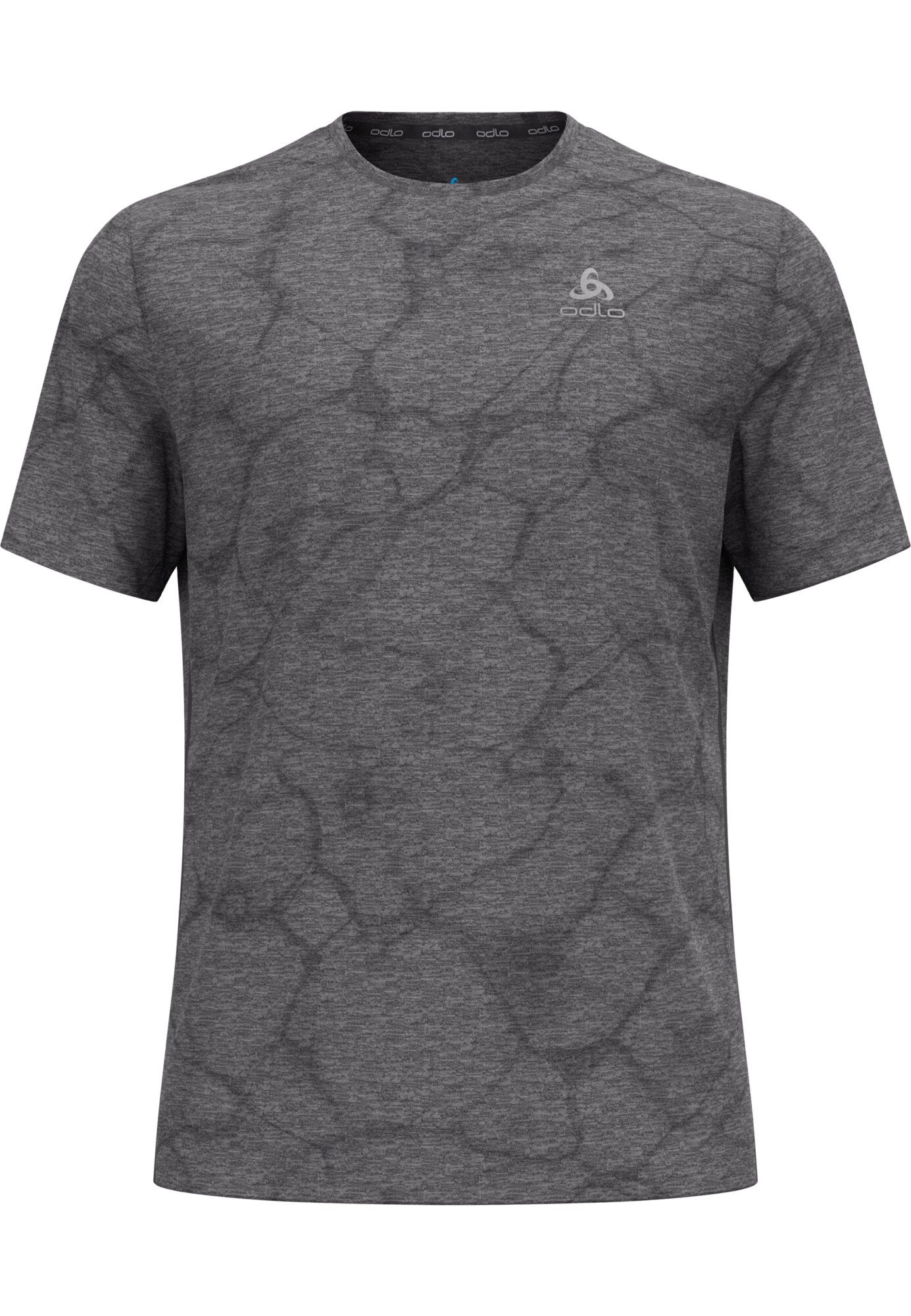 Odlo T-Shirt ZEROWEIGHT ENGINEERED CHILL-TE BLACK MELANGE