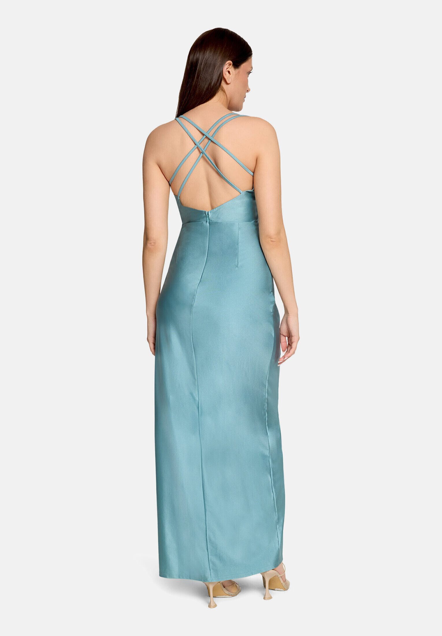 Vera Mont Abendkleid Damen figurbetont Rückenfrei
