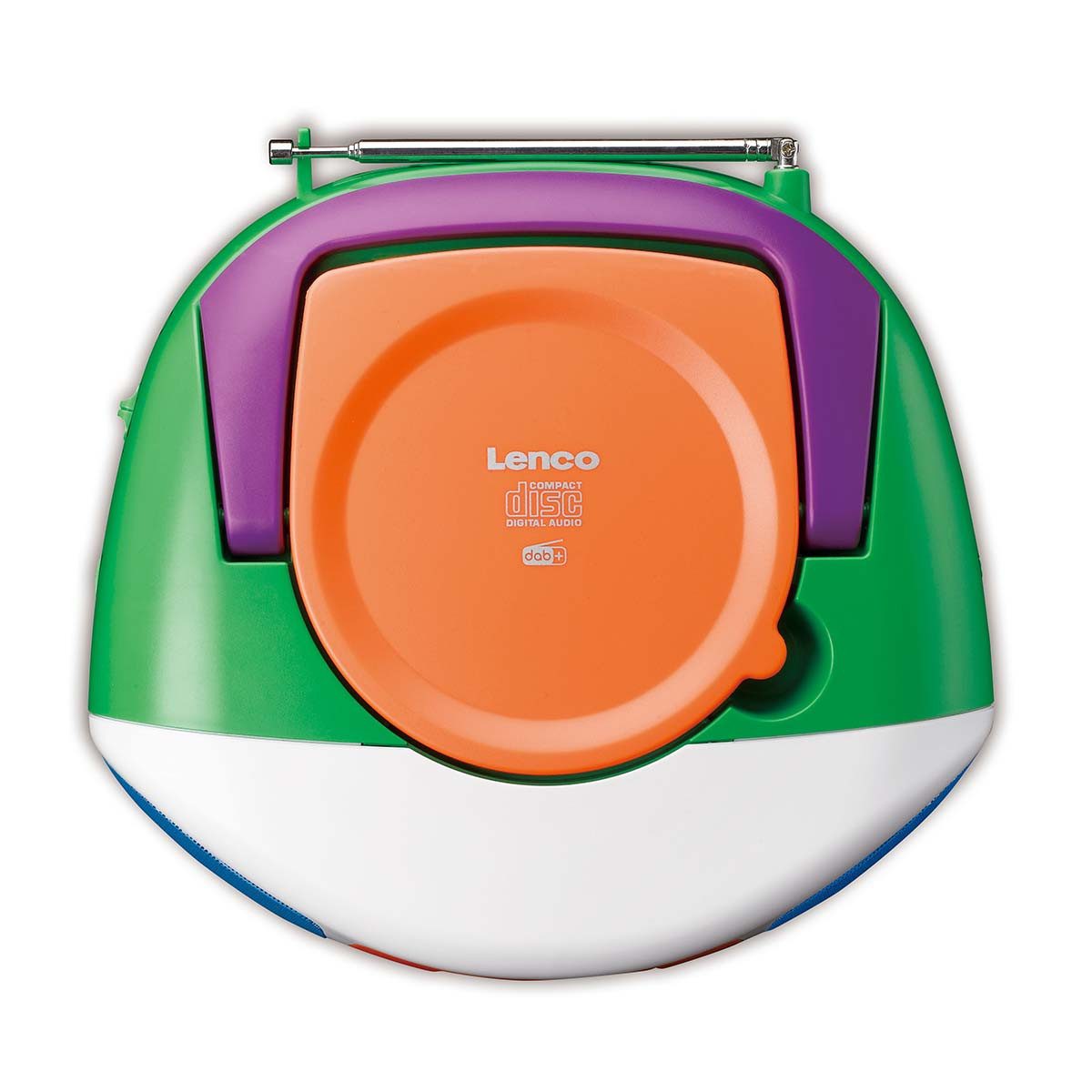 Lenco SCD-861KIDS CD-Radiorecorder (Tragbares Radio, 4 W, Bluetooth-Streaming, DAB+, FM-Radio, CD-Wiedergabe, Weckfunktion) – Bild 5 von 5