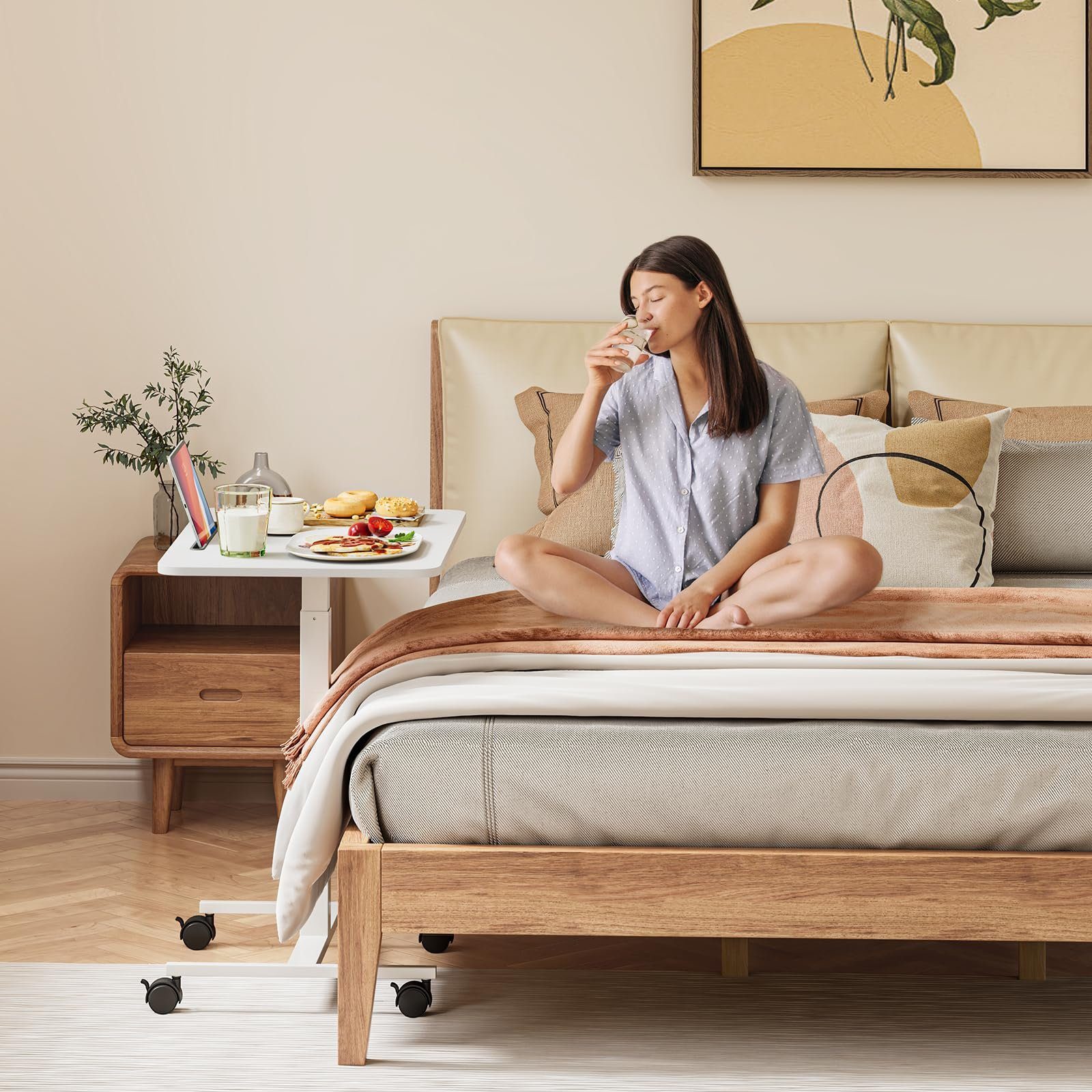 Dripex Laptoptisch Beistelltisch höhenverstellbar Computertisch Schreibtisc günstig online kaufen