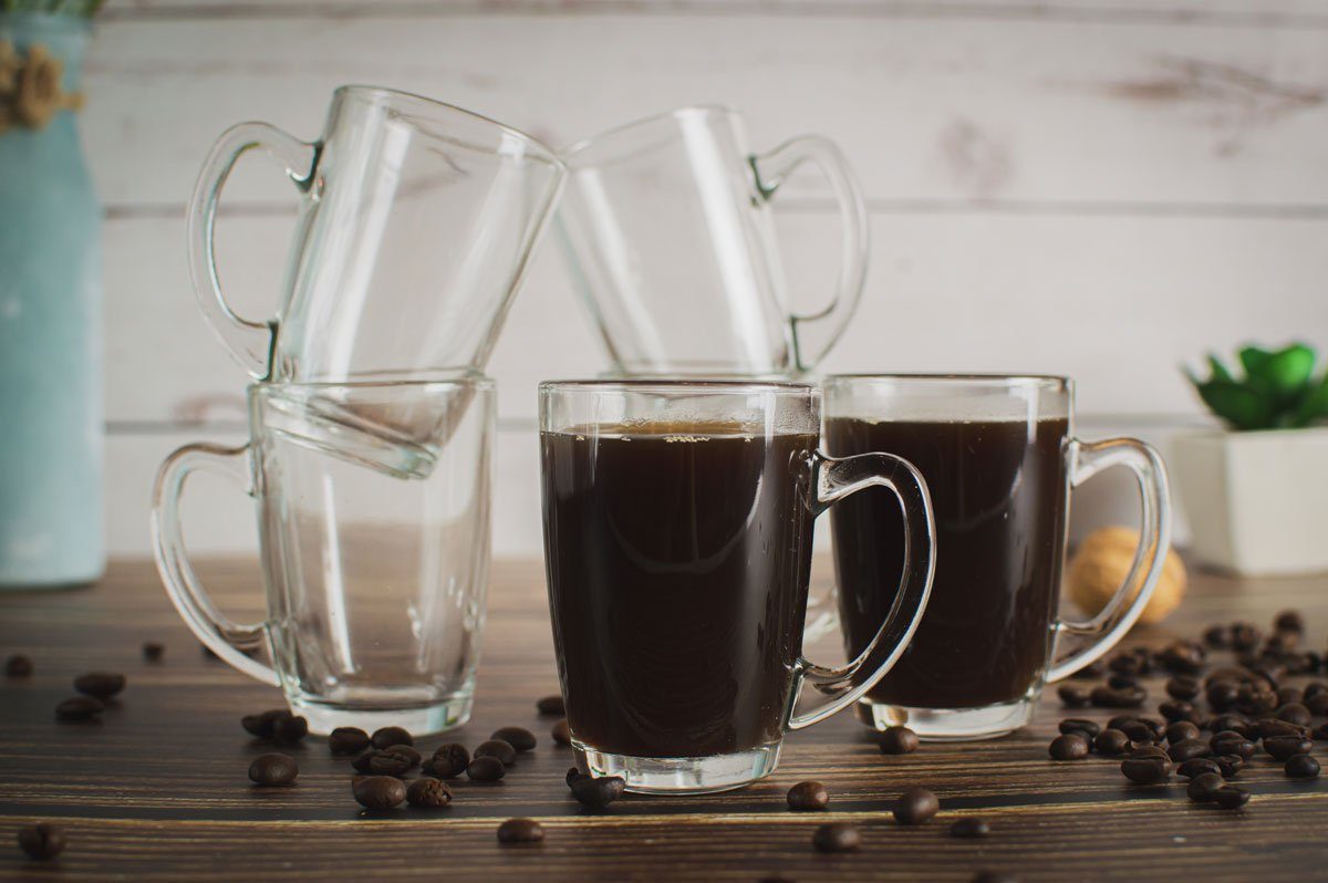 Sendez Espressoglas 6 Espresso Gläser 90ml Espressotassen Tasse Espressoglas Kaffeegläser, 6-tlg., Glas