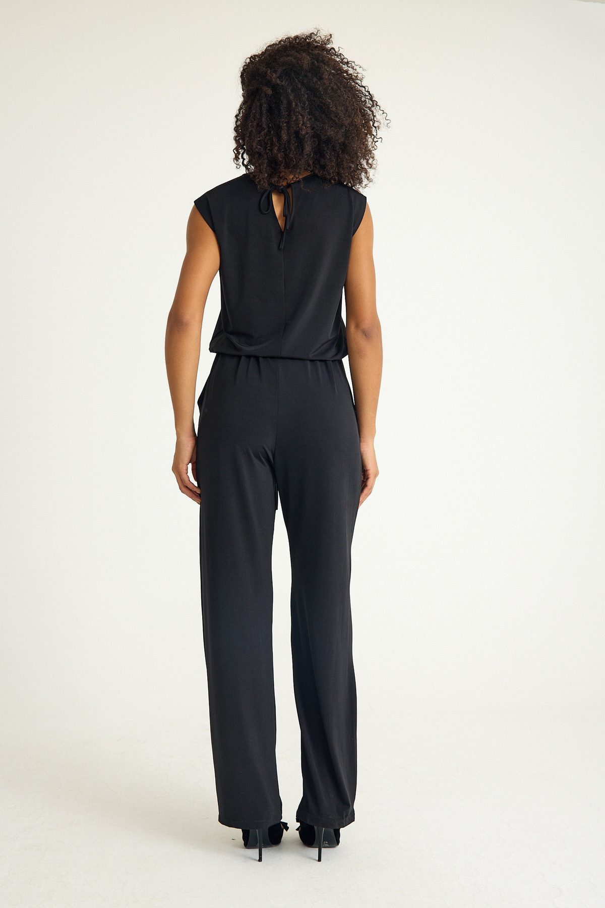 fashionshowcase Overall Eleganter Damen Jumpsuit aus Stretch-Jersey Einteil günstig online kaufen