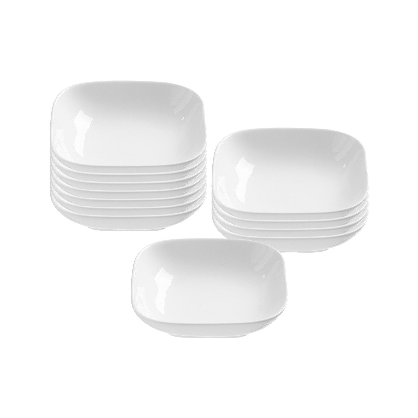 Ritzenhoff & Breker Dipschale Arena Dipschalen ø 7 cm 12er Set, Porzellan, (12x Schale, 12-tlg)