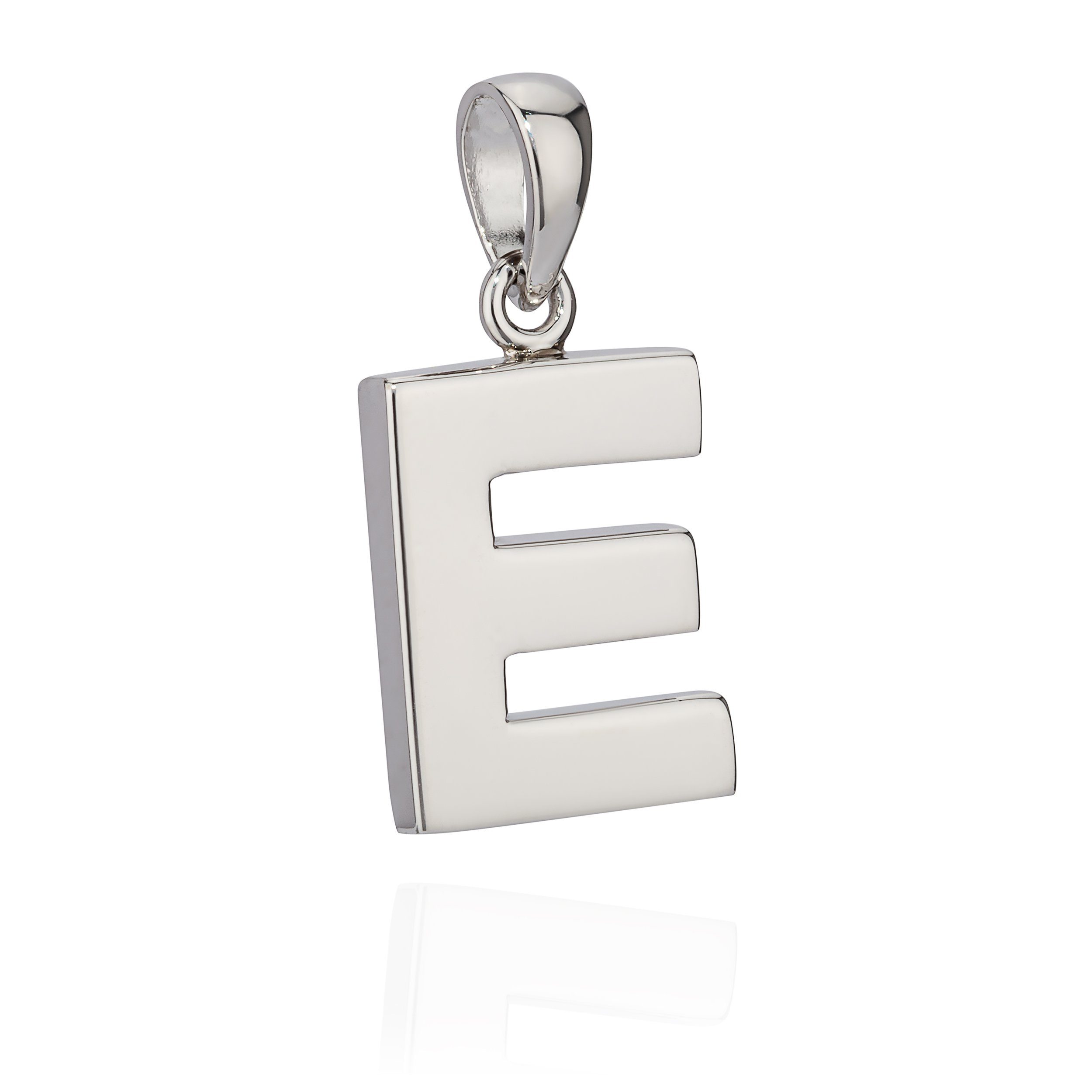 NKlaus Kettenanhänger 13x10mm Kettenanhänger Buchstabe E günstig online kaufen