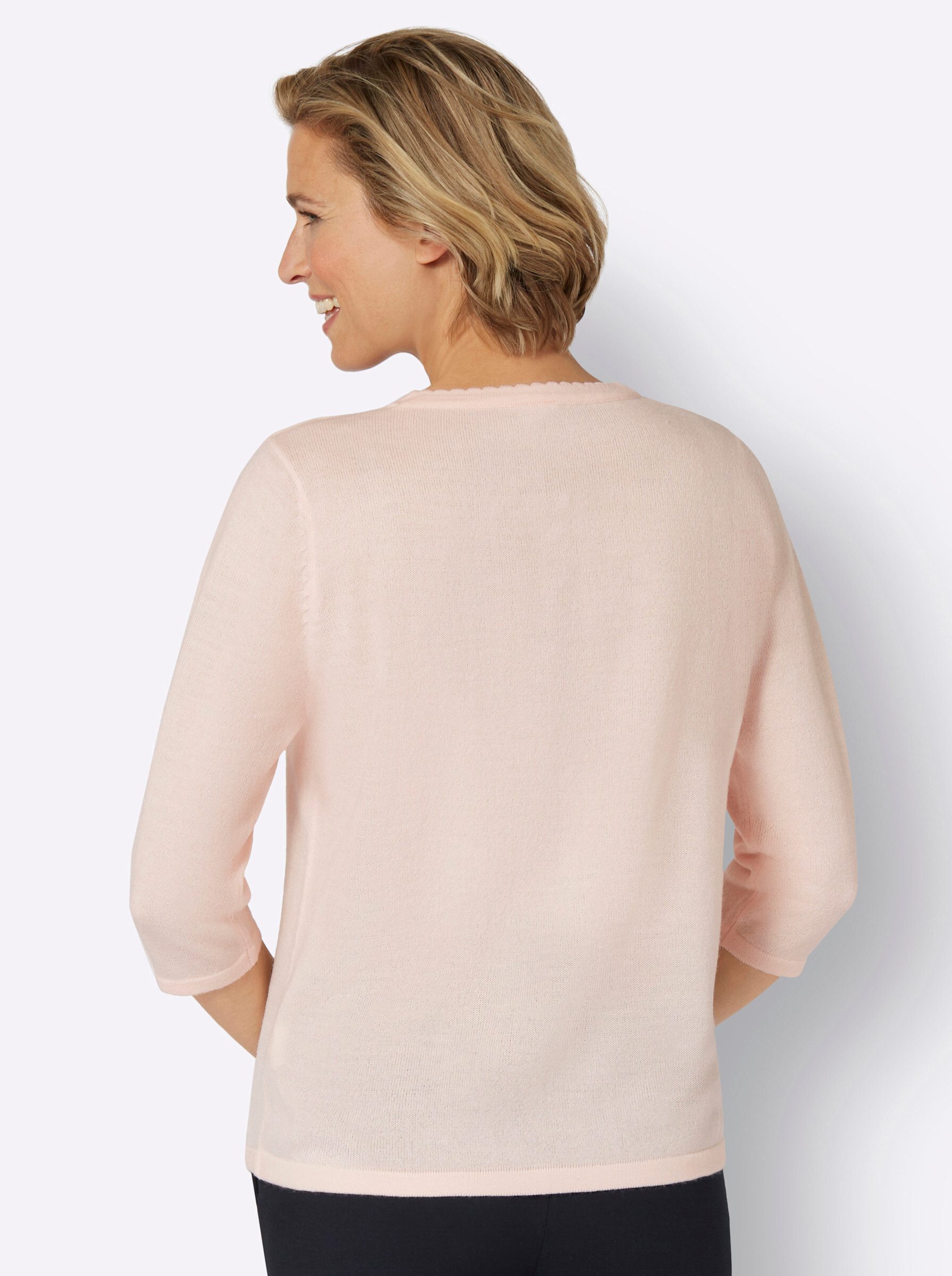 Classic Basics Kurzarmpullover "Rundhals-Pullover" günstig online kaufen