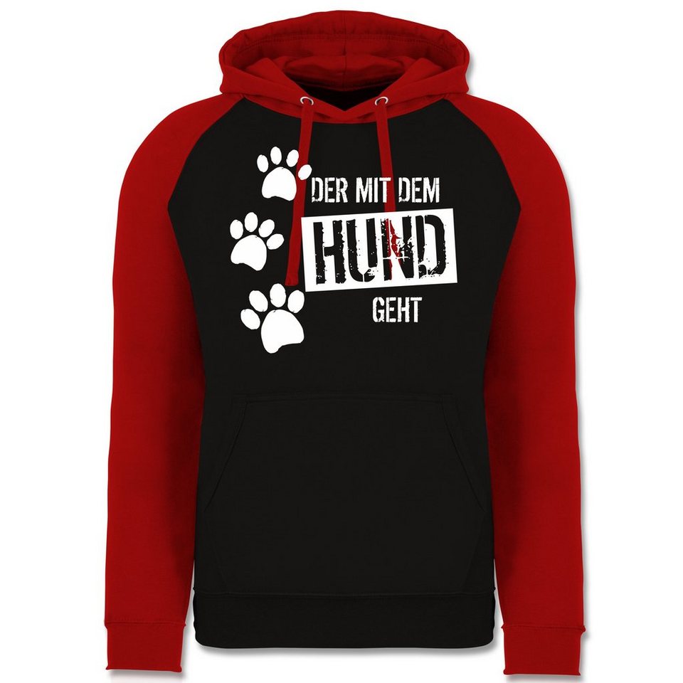 Shirtracer Hoodie »Der mit dem Hund geht - Hunde - Unisex Baseball