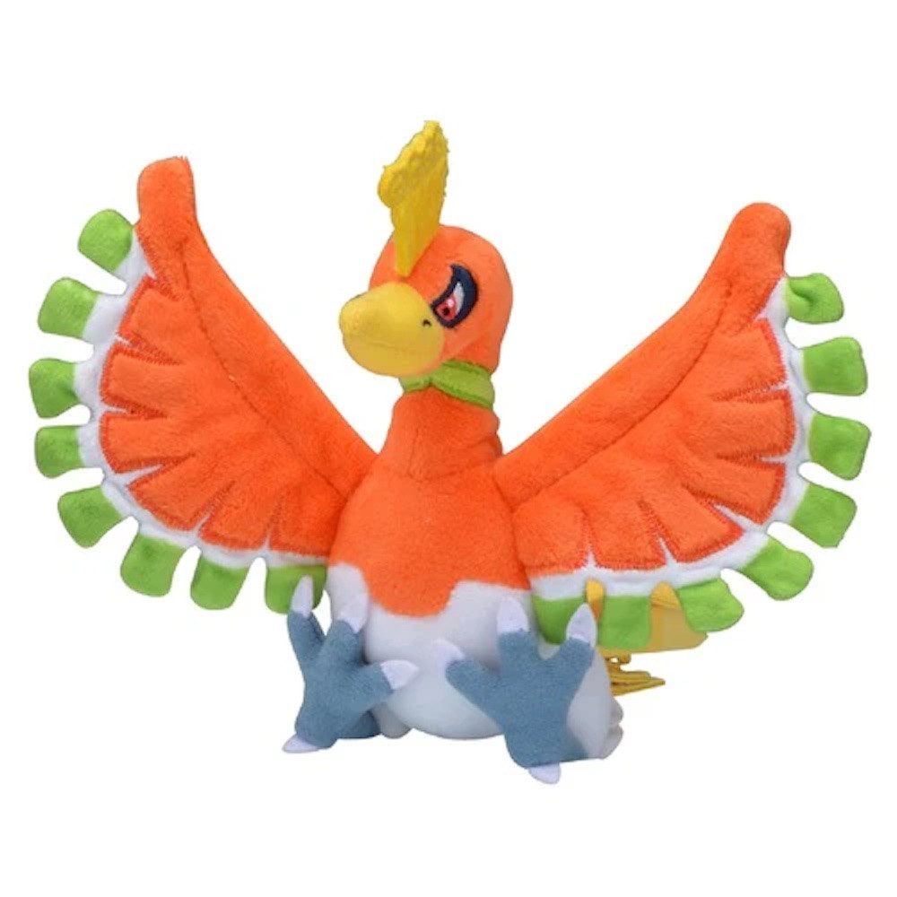 Pokémon Center Plüschfigur Pokemon Ho-Oh Kuscheltier - 12 cm Plüschtier
