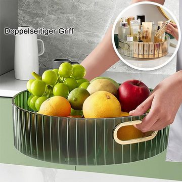 NUODWELL Gewürzregal 2 Stücke Lazy Susan Drehteller, Schrank Drehteller Organizer für Küche