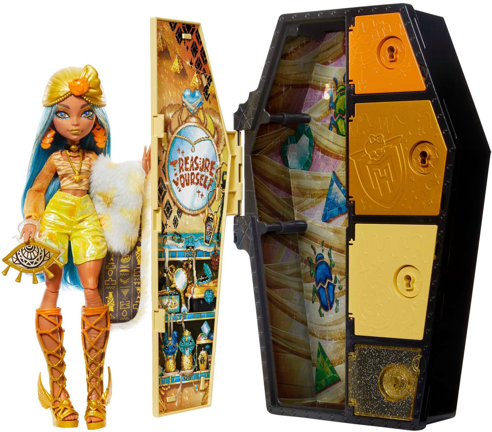 Verborgene Nile, Mattel® Schätze: Anziehpuppe De Monster Fearidescent-Serie Cleo High,