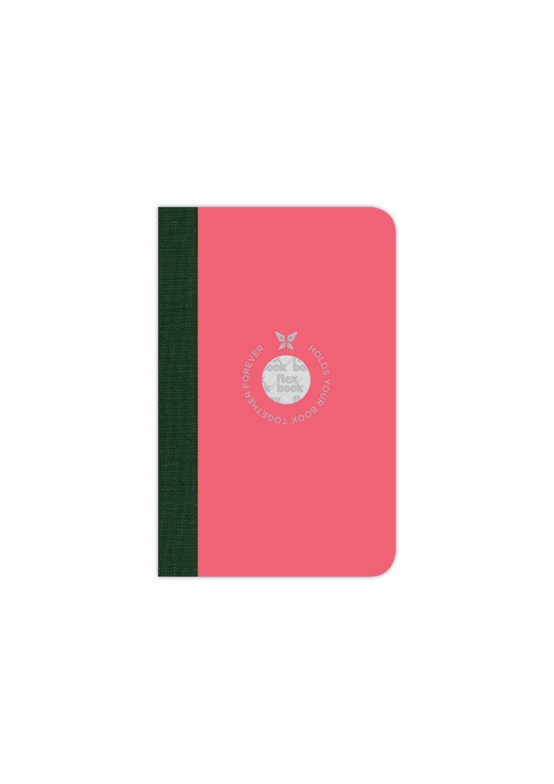 Flexbook Notizbuch Flexbook Smartbook Liniert 160 viele Seiten Ökopapiereinband Pink 9*14cm Größen/Fa