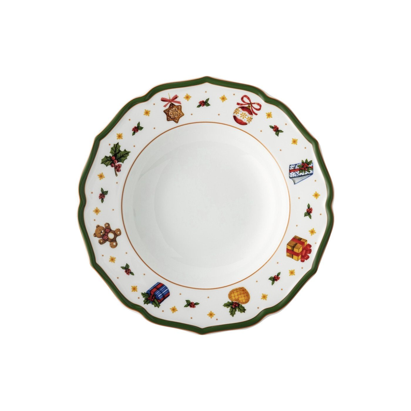 Hutschenreuther Suppenteller Teller tief 23 cm, (1 St), Porzellan, spülmaschinenfest und mikrowellengeeignet