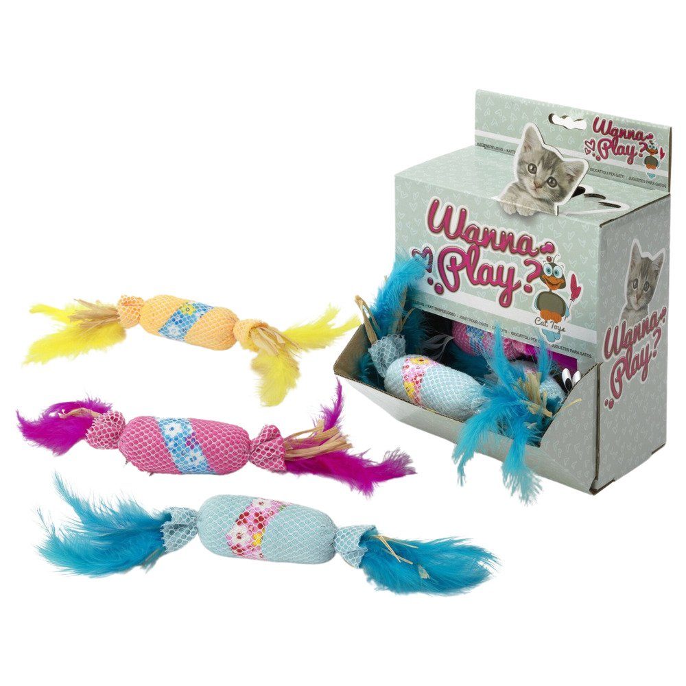 Europet-Bernina Tier-Beschäftigungsspielzeug Katzenspielzeug Wanna Play Candy