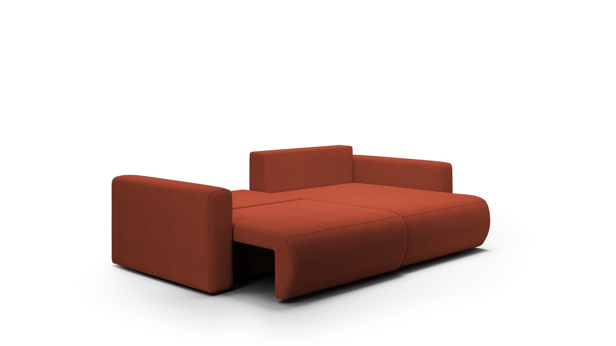 Fun Möbel Ecksofa Schlafsofa Sofa CHAIRA in Stoff Curio, Ottomane Links oder Rechts, Rundumbezug