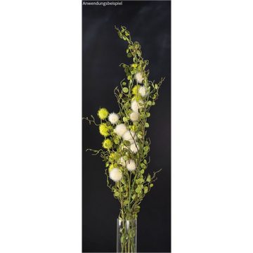 Kunstblume Dekozweig Kunststoff & Styropor Bommel 100 cm bordeaux Zweig, matches21 HOME & HOBBY, Höhe 100 cm