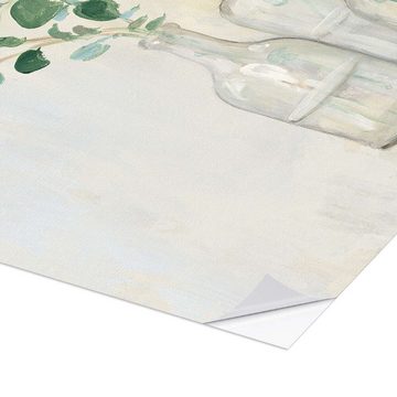 Posterlounge Wandfolie Julia Purinton, Sommer Stecklinge I, Wohnzimmer Japandi Malerei