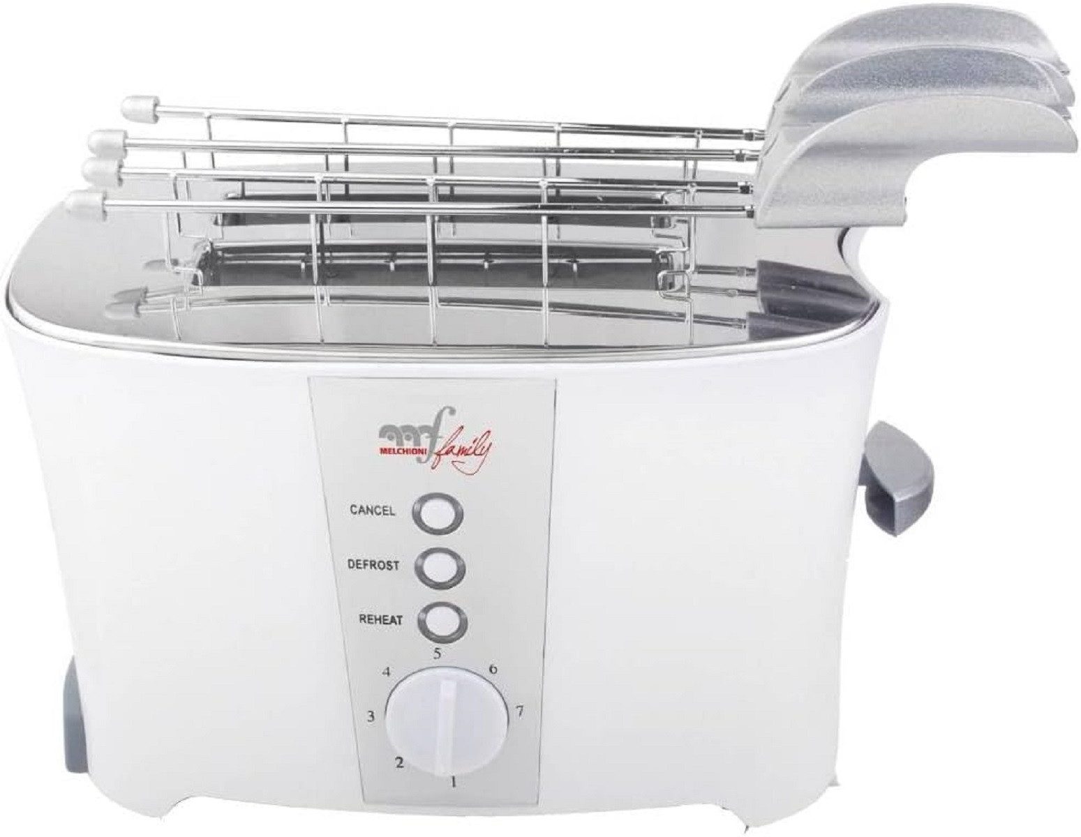 Melchioni Toaster TOSTO Toaster mit 7 Toaststufen, 600W Auftaufunktion