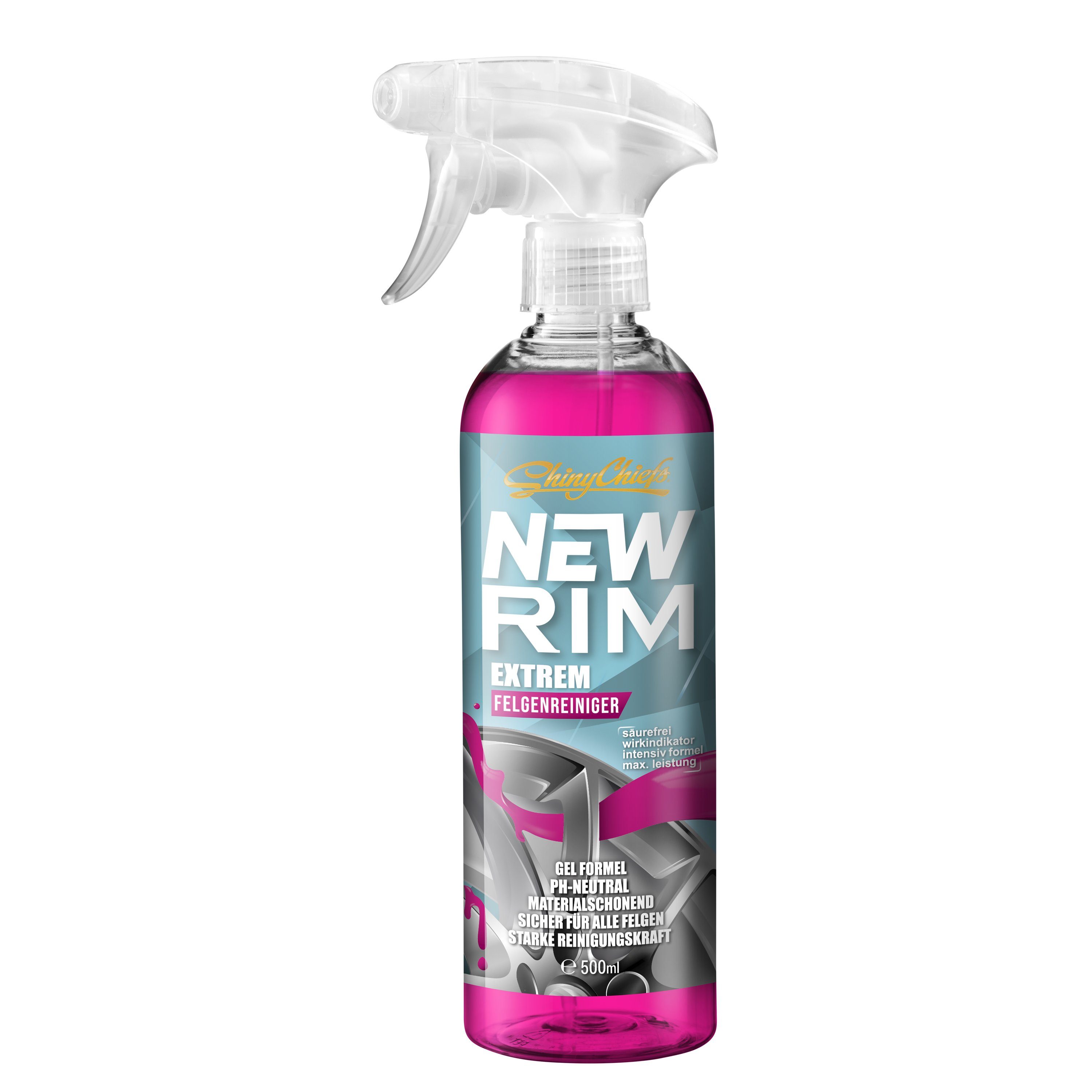 NEWRIM EXTREM - Sprühflasche pH-neutral mit extremer Lösekraft 500ml Felgenreiniger