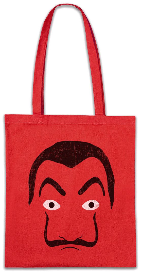 Urban Backwoods Beuteltasche Dali Mask Stofftasche Robbery Bank Money Cash Überfall Professor Casa (1-tlg), Heist Crime De Papel