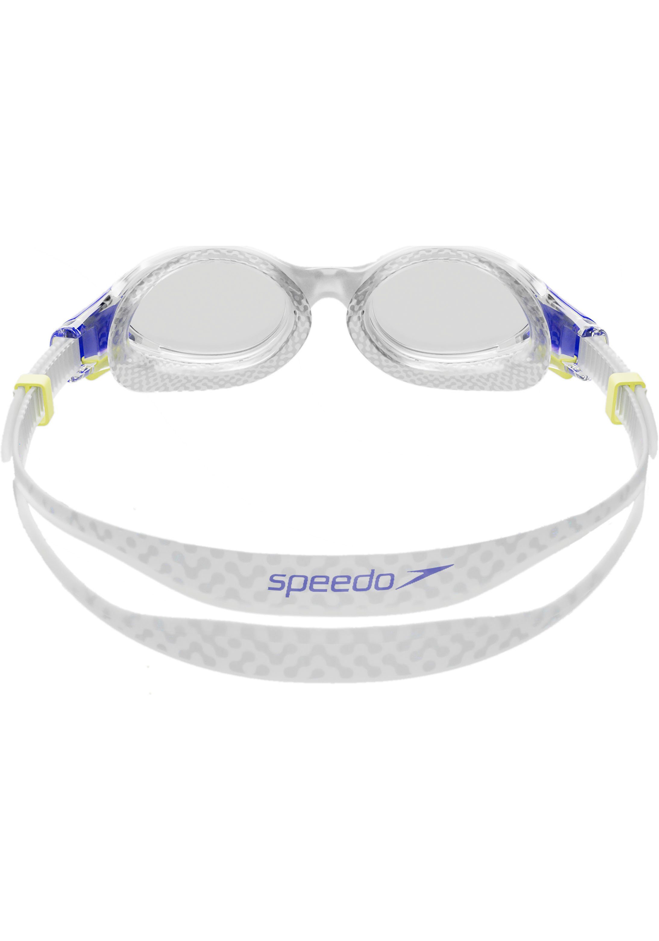 Speedo Schwimmbrille Biofuse 2.0 Junior, breites optisches Profil, gepolsterte Dichtungen