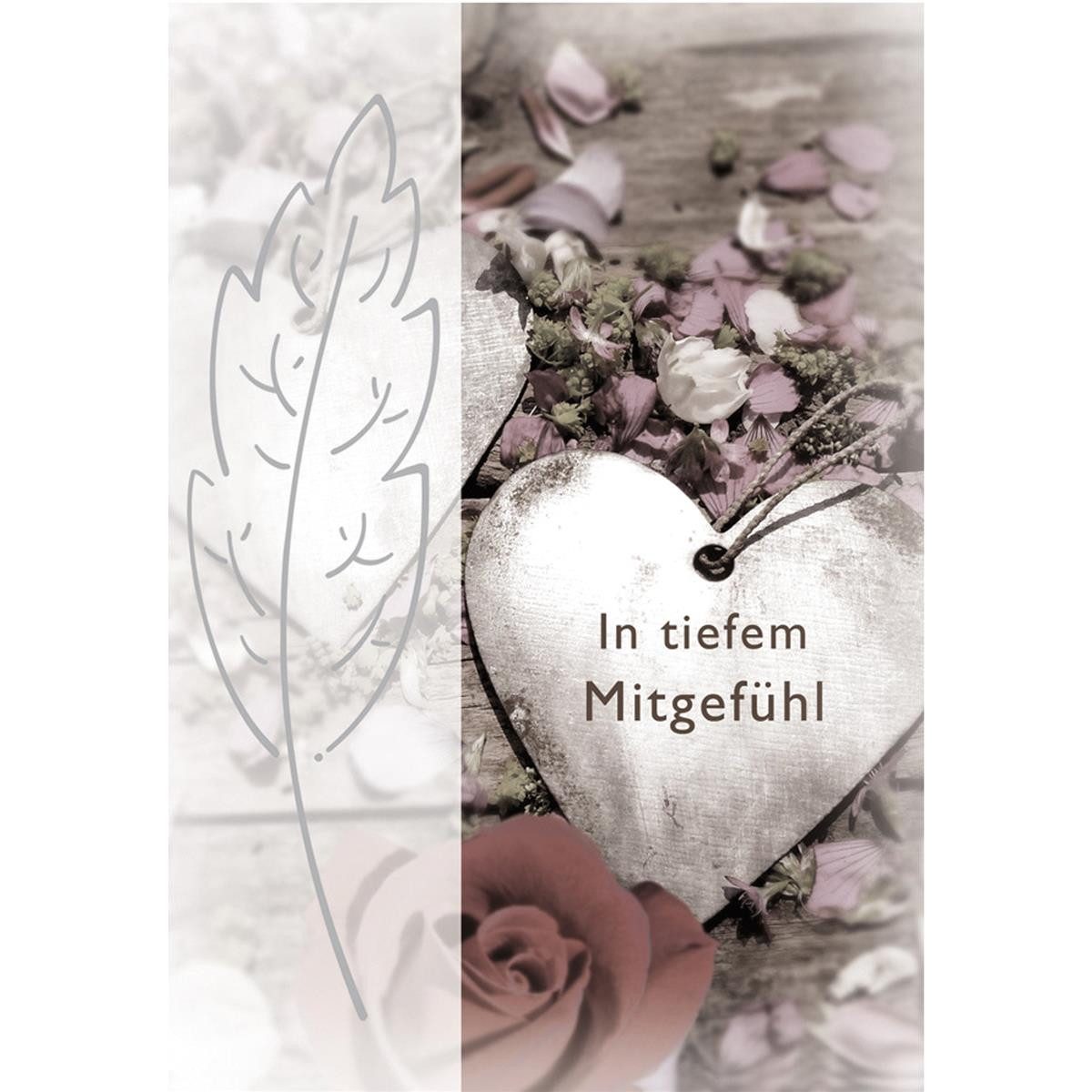 Perleberg Visitenkarten Perleberg Karte Trauer Basic Classic 7810079-2