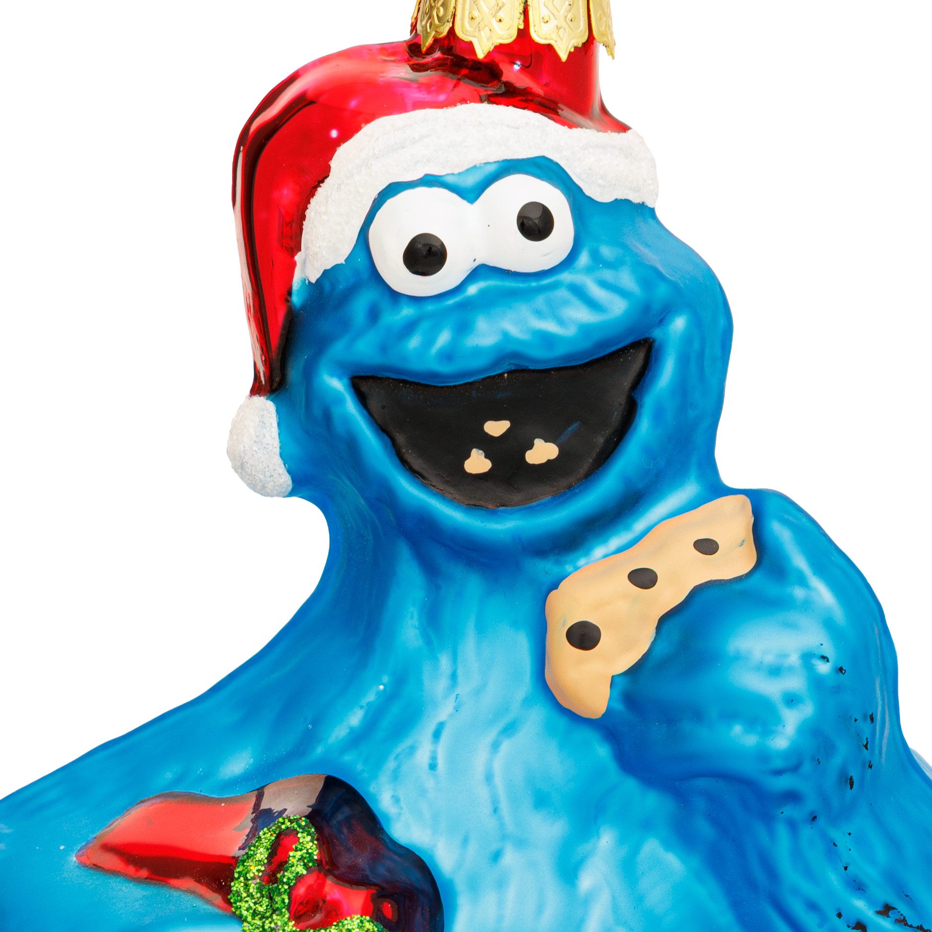 SIKORA Weihnachtsbaumkugel Krümelmonster Glas Weihnachtskugel Anhänger Christbaumschmuck LI-BS008 – Bild 5 von 5