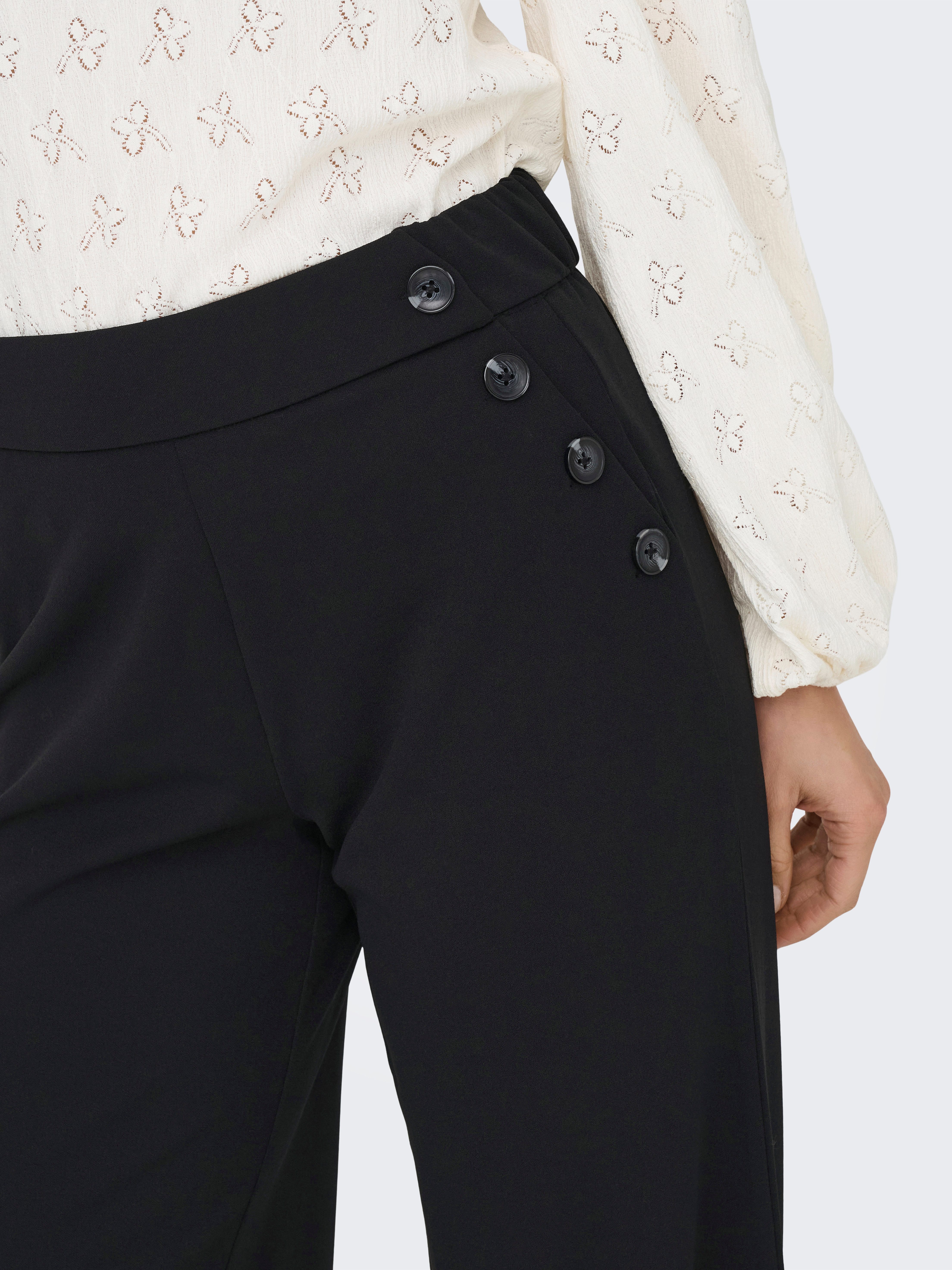 ONLY Schlupfhose ONLRINA BUTTON PANT JRS NOOS mit Knopf-Details