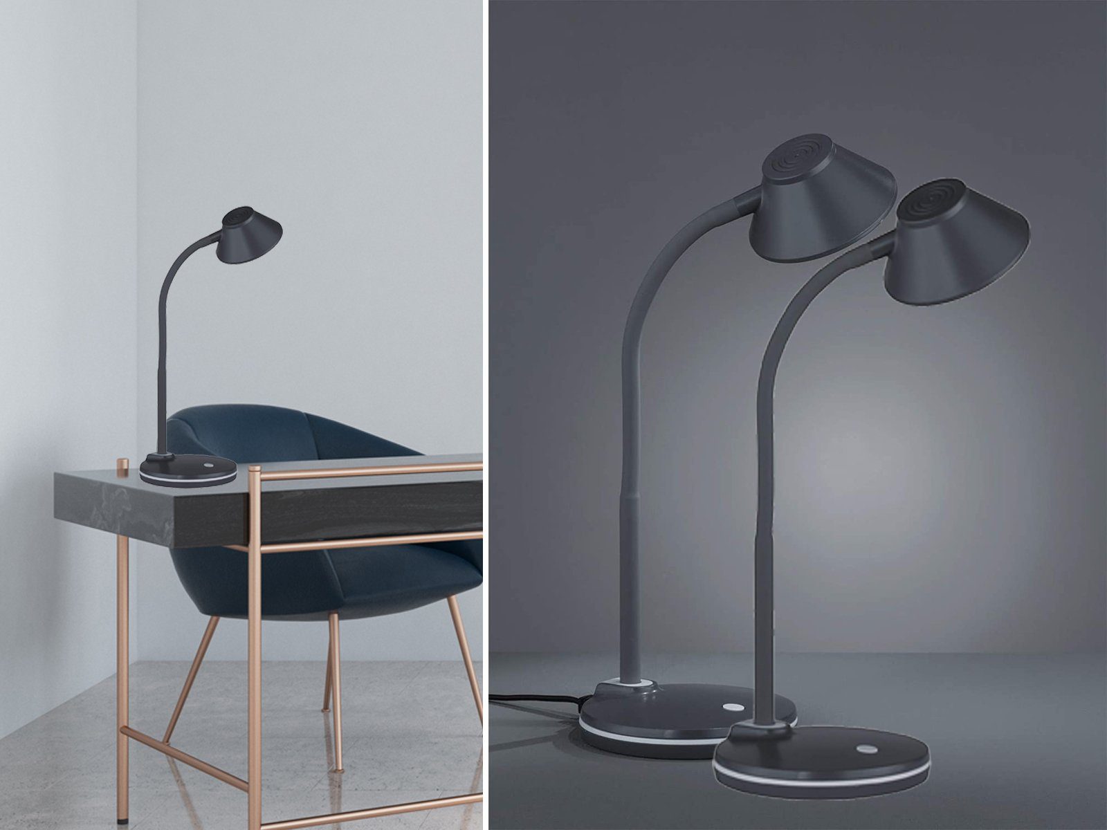 Reality Leuchten LED Schreibtischlampe, LED fest günstig online kaufen