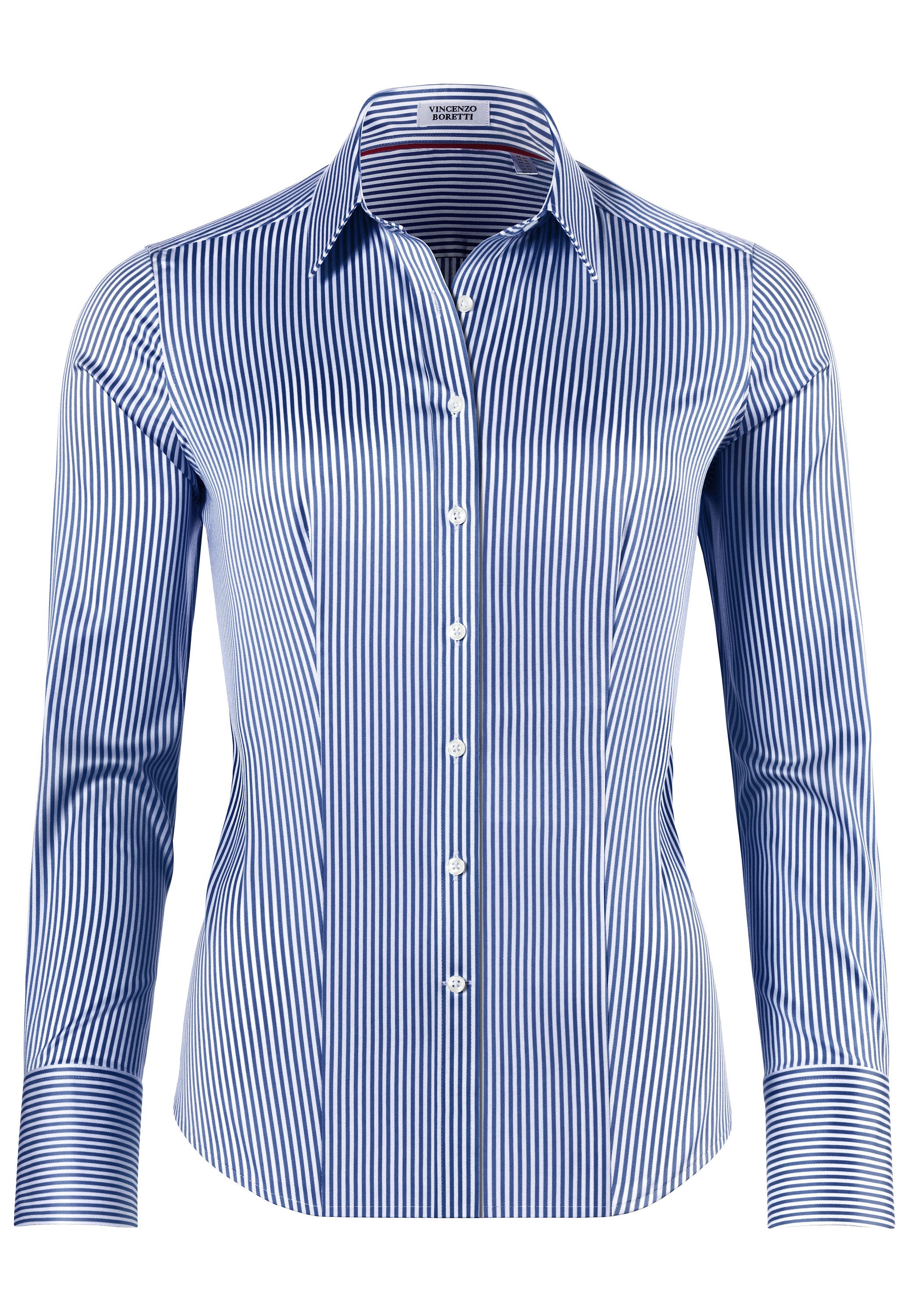 Vincenzo Boretti Klassische Bluse leicht tailliert günstig online kaufen