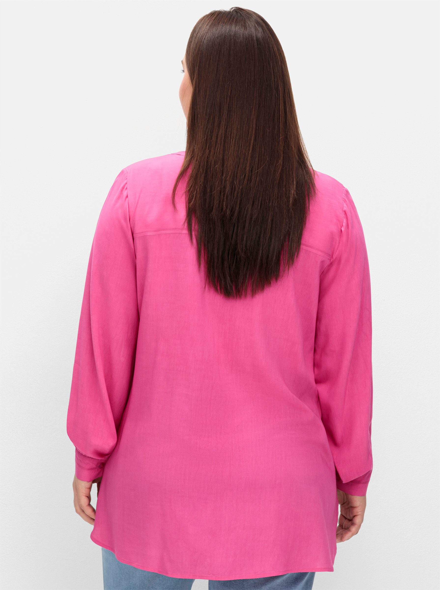 Sheego Klassische Bluse Longbluse . günstig online kaufen