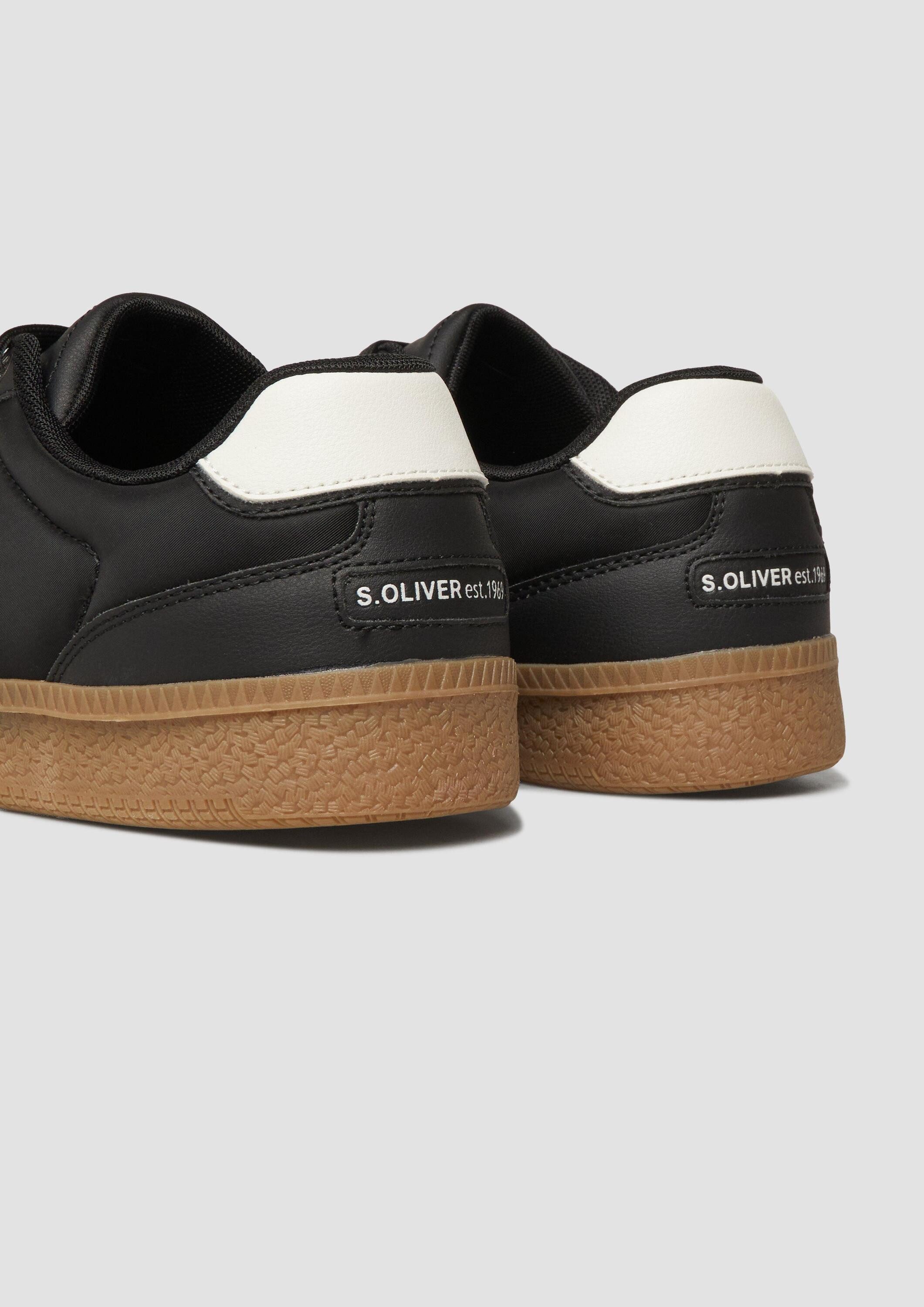 s.Oliver Sneakers Sneaker Schnür-Sneaker in Leder-Optik