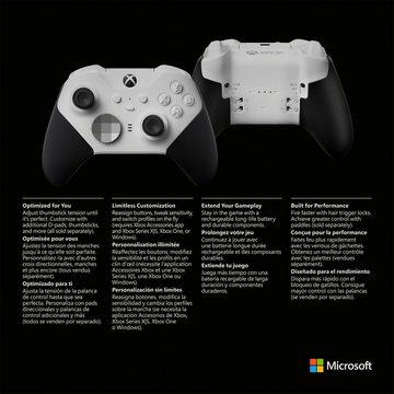 Xbox »Elite Wireless Controller Series 2 – Core Edition« Xbox-Controller (Anpassbar mit austauschbaren Komponenten (nicht im Lieferumfang)