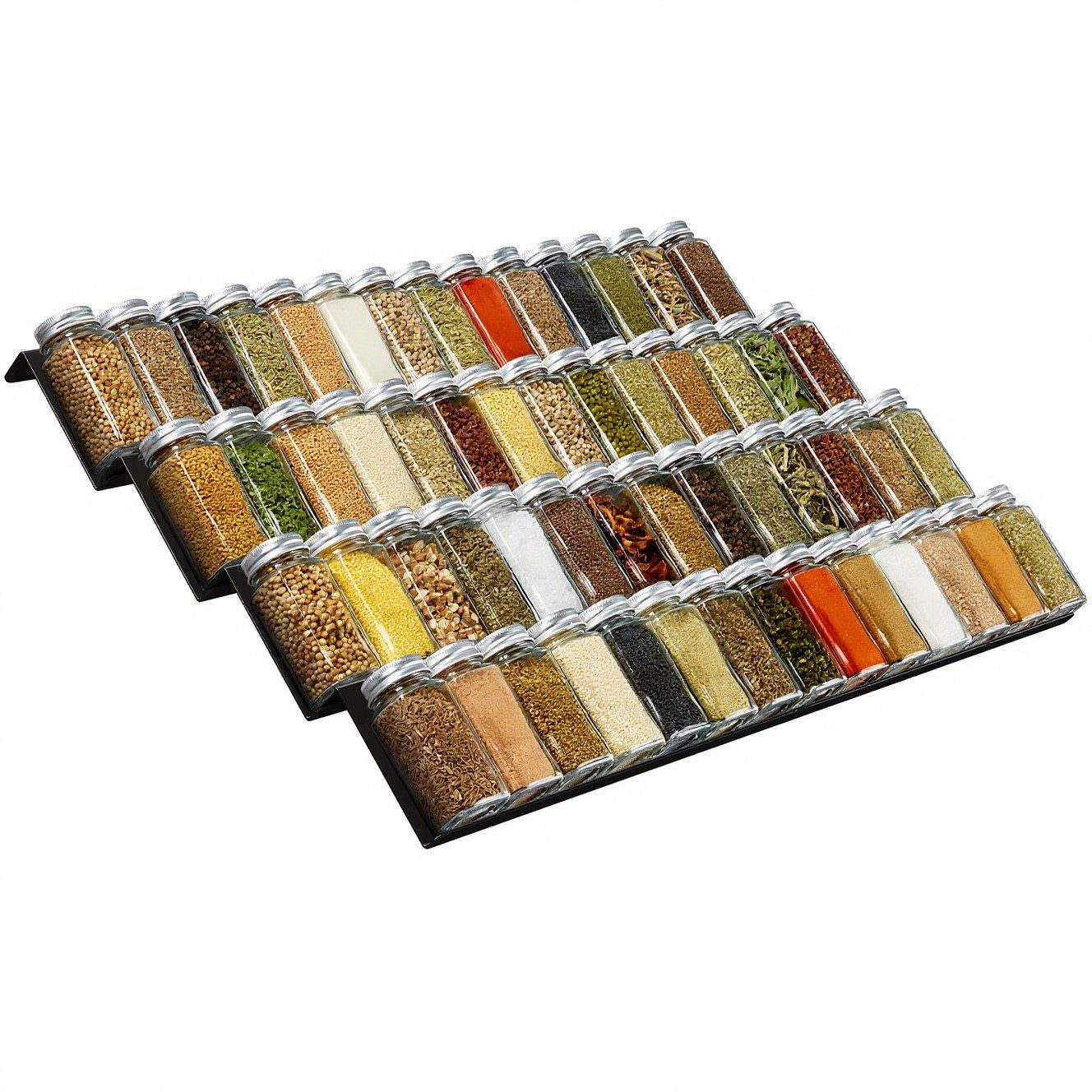 Lifewit Gewürzregal Gewürz Organizer Schublade, Abnehmbares Gewürzregal