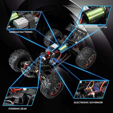 FLYHAL RC-Auto FLYHAL X03 brushless RC High Speed Racecar, High-Speed Motor, Stoßdämpfung