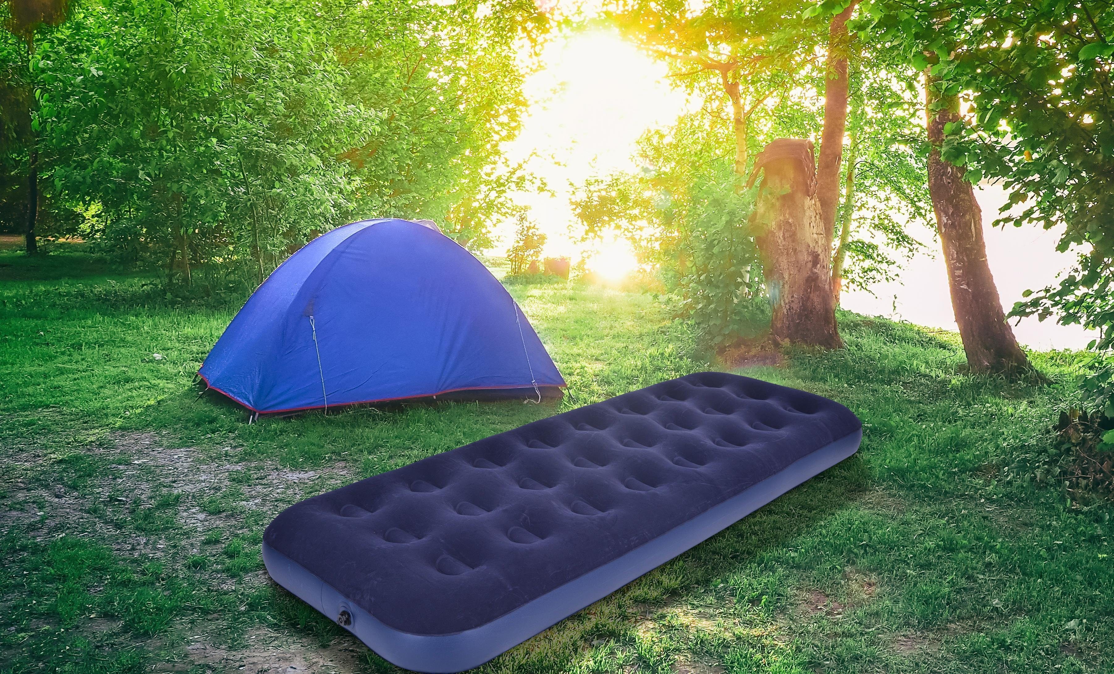Avenli Luftbett »Campingbett aufblasbar«, (Luftmatratze für 1 Person,  Campingmatratze 191 x 73 x 22 cm), Gästebett mit beflockter Oberfläche  online kaufen | OTTO
