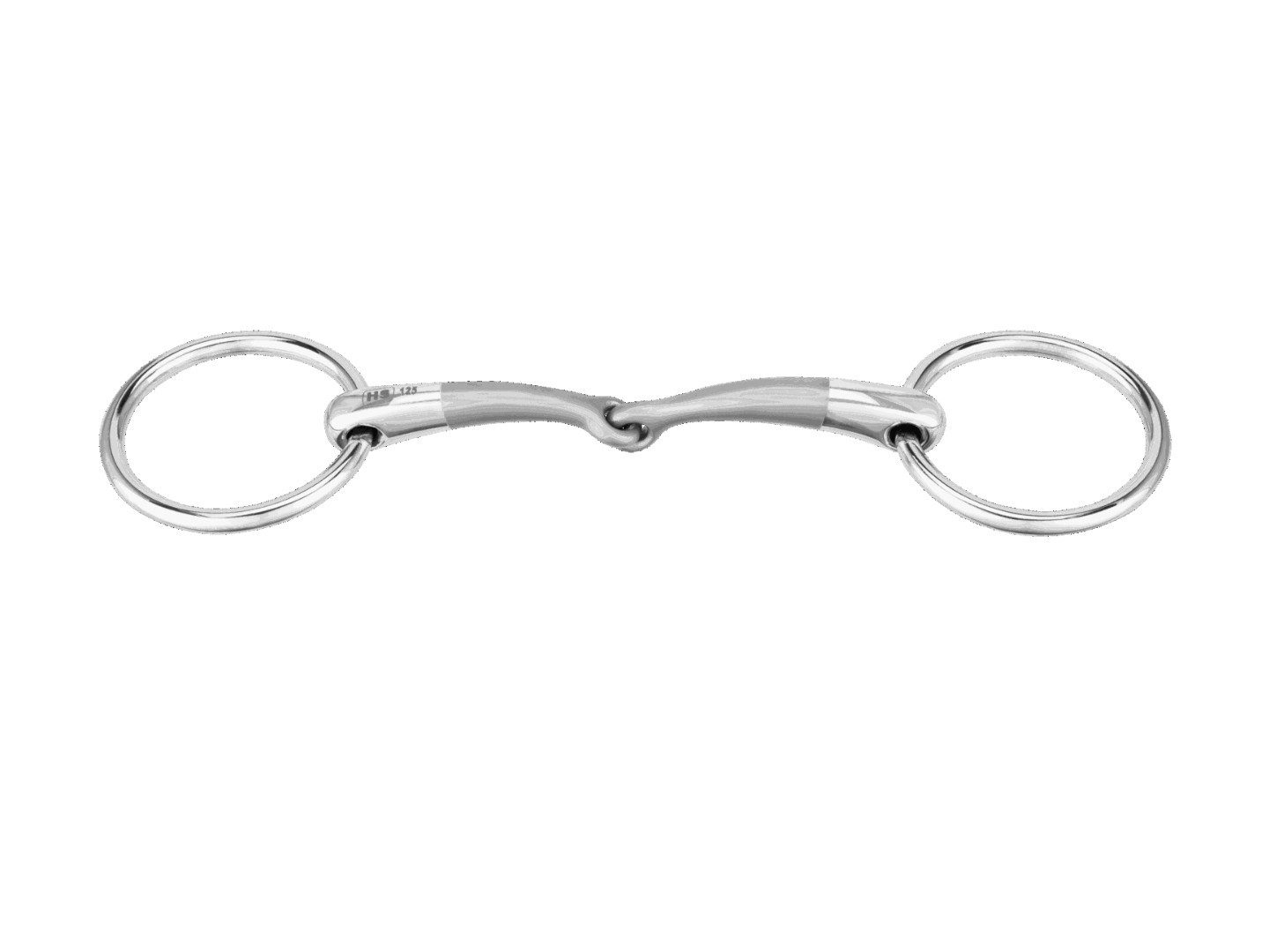 SPRENGER Trensengebiss SATINOX Unterlegtrense 12 mm einfach gebrochen - Edelstahl rostfrei