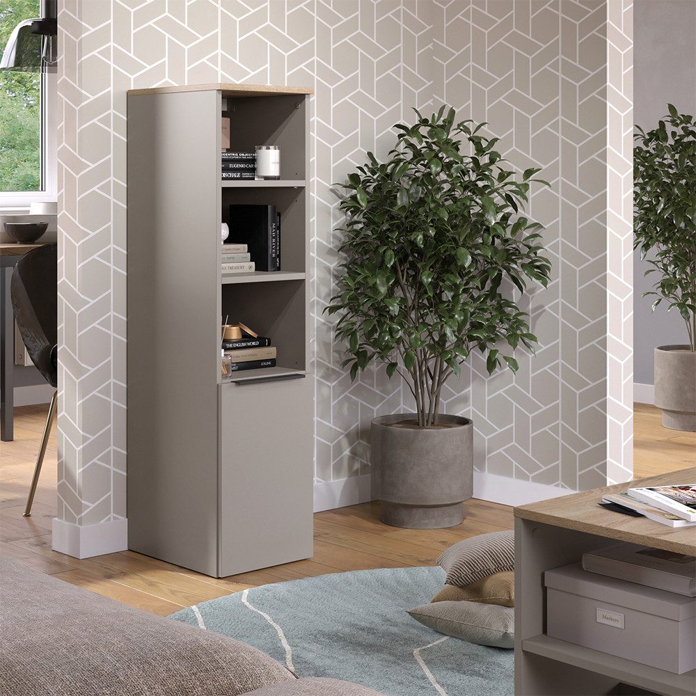Vicco Aktenschrank Wido, Greige/Sonoma, 30.2 x 120 cm mit einer Tür (1-St) günstig online kaufen