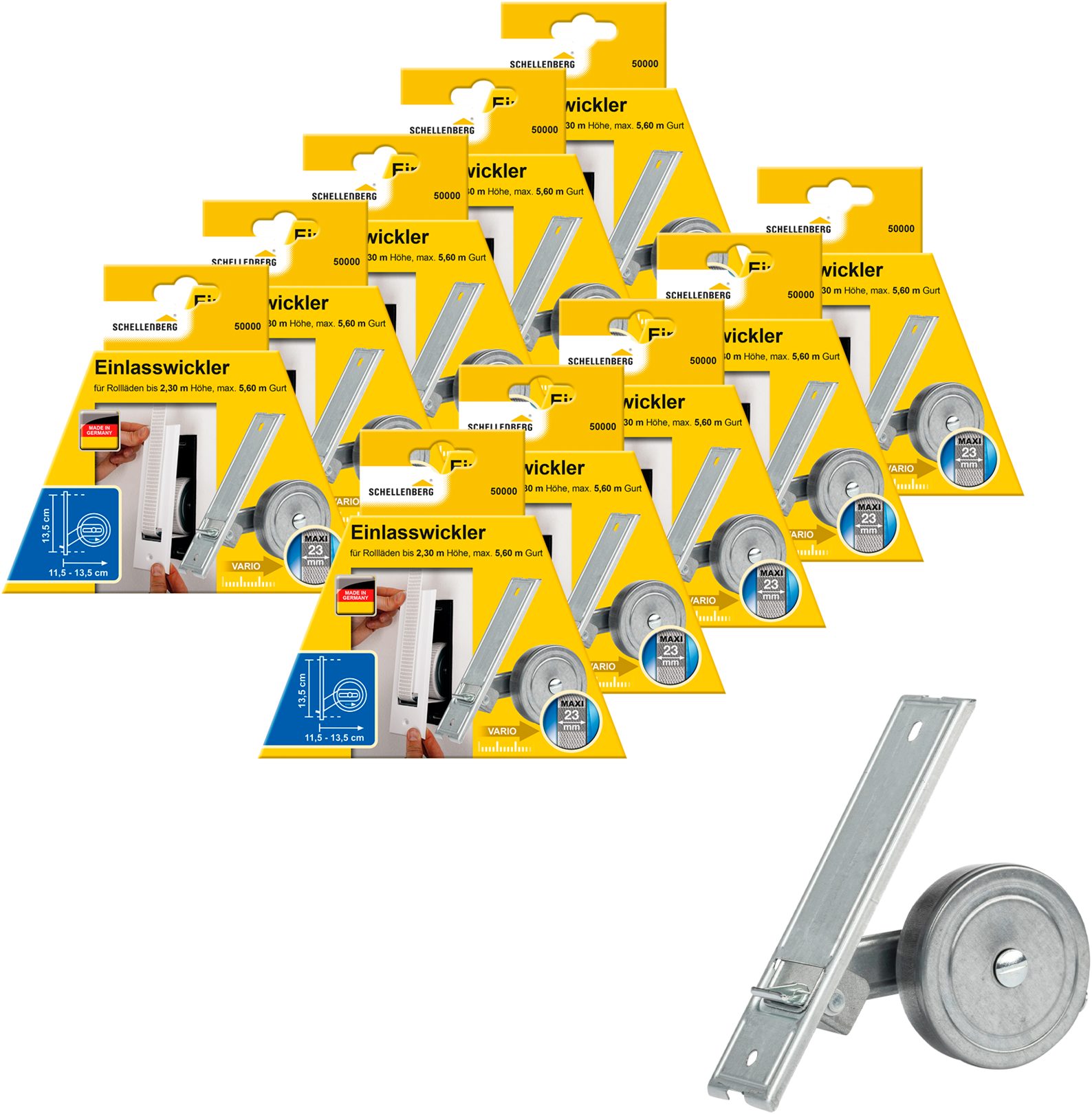SCHELLENBERG Einlass-Gurtwickler für das Rollladensystem Maxi, günstig online kaufen